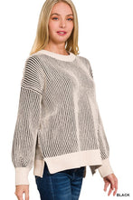 Load image into Gallery viewer, Two Toned Crewneck Sweater
