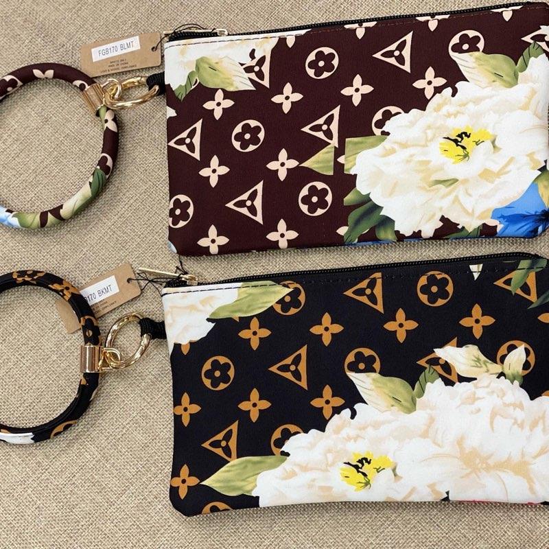 Sweet & Floral Wristlet Clutch