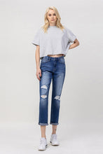 Load image into Gallery viewer, Dreamland Plus Distressed Stretch Boyfriend Jeans by Vervet
