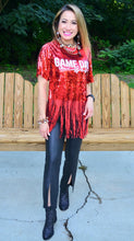 Load image into Gallery viewer, Game Day Fringe Sequin Top
