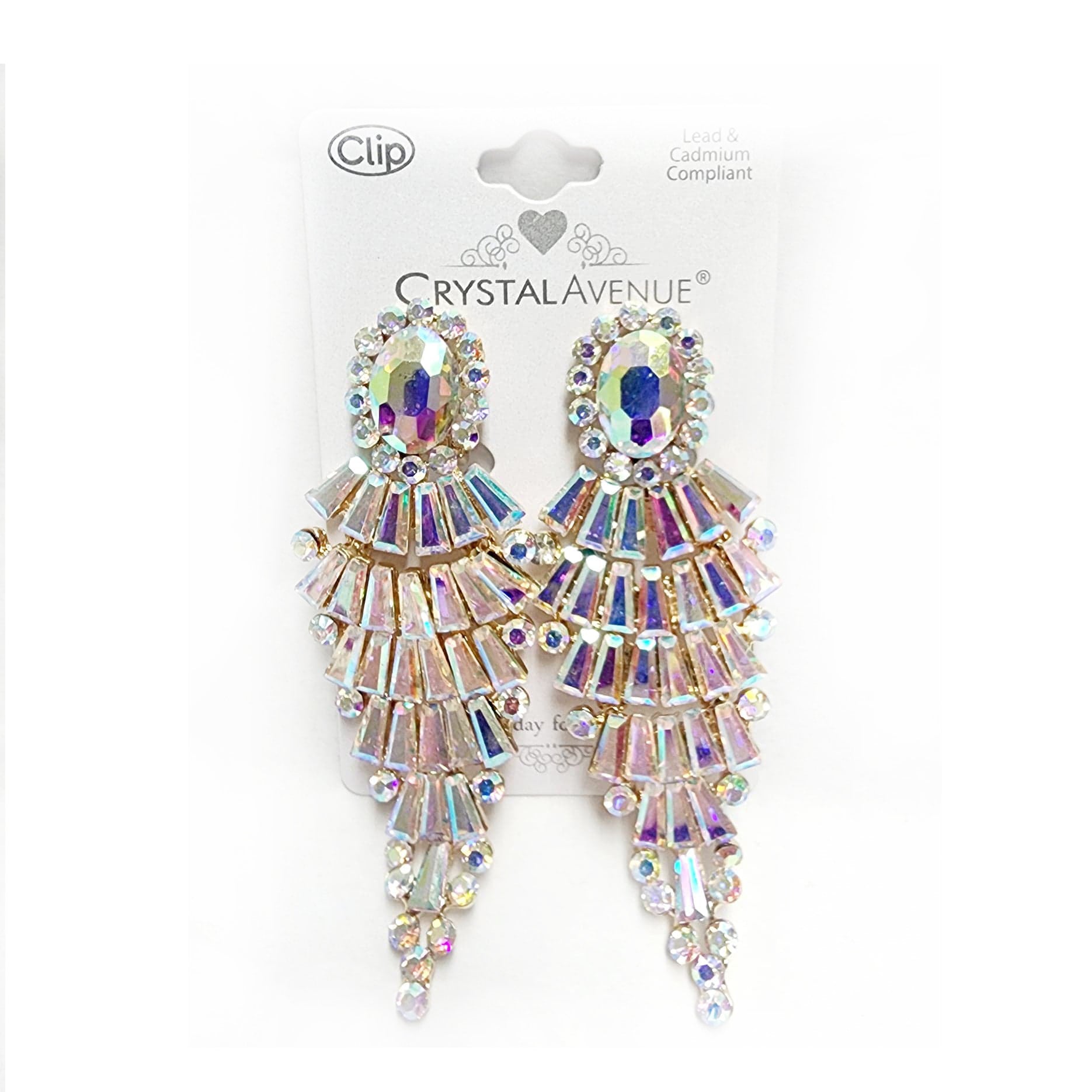 Crystal on sale avenue earrings