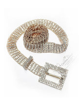 Load image into Gallery viewer, Dazzling Rhinestone Belt w/Square Buckle
