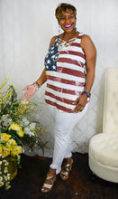 Load image into Gallery viewer, American Flag Sleeveless Top
