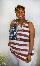 Load image into Gallery viewer, American Flag Sleeveless Top
