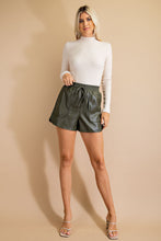 Load image into Gallery viewer, Faux Leather Shorts
