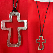 Load image into Gallery viewer, His Protected Cross Necklace
