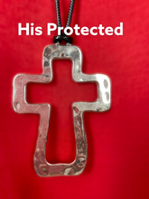 Load image into Gallery viewer, His Protected Cross Necklace
